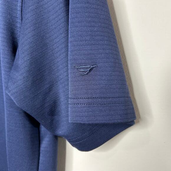 Tommy Armour Blue Golf Polo Shirt Size M Dri-Logic Short Sleeves - Picture 4 of 10
